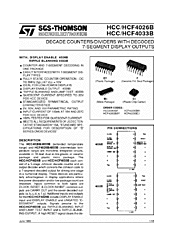 DataSheet HCF4033B pdf